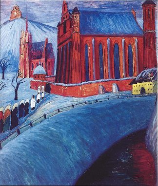 圣斯蒂芬教堂。维尔纳的圣安妮 Костёл Св. Анны в Вильне (1913)，玛丽安冯韦勒金