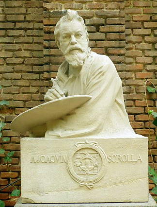 华金·索罗拉的半身像 Busto de Joaquín Sorolla，马里亚诺·本利乌尔