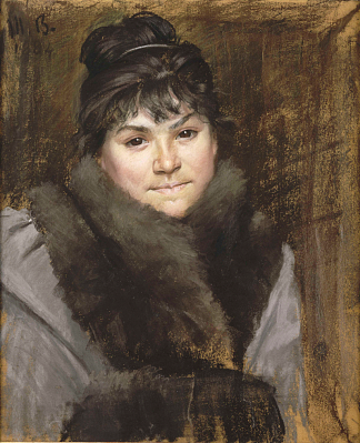 X夫人的肖像 Portrait of Madame X (1884)，玛丽·巴什基尔采夫