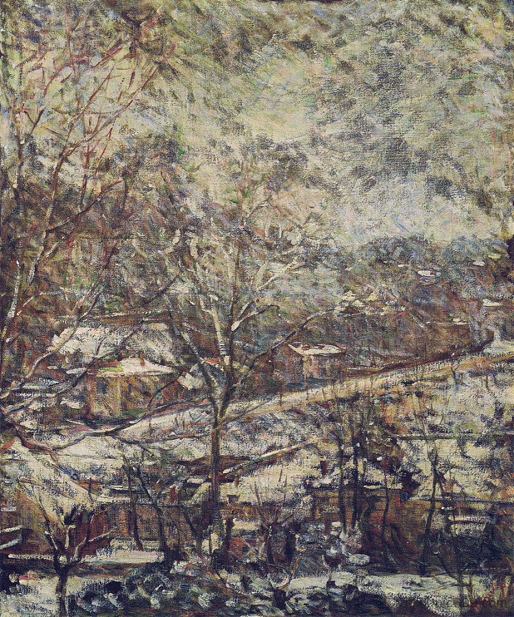 冬季景观 Landscape in wintertime，玛丽·布哈可蒙