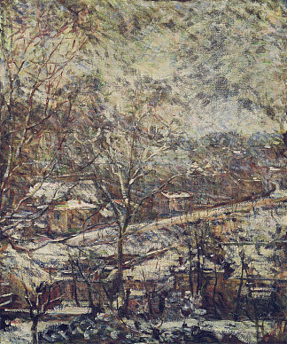 冬季景观 Landscape in wintertime，玛丽·布哈可蒙