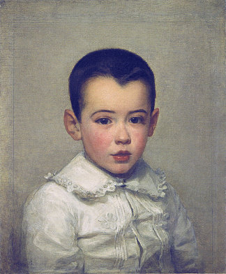 皮埃尔·布拉克蒙德 饰 孩子 Pierre Bracquemond as child (1878)，玛丽·布哈可蒙
