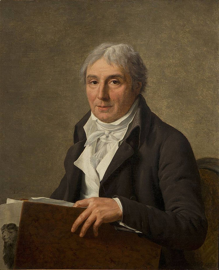 西蒙·查尔斯·米格的肖像 Portrait of Simon Charles Miger (1806),玛丽-加布里埃尔·卡佩