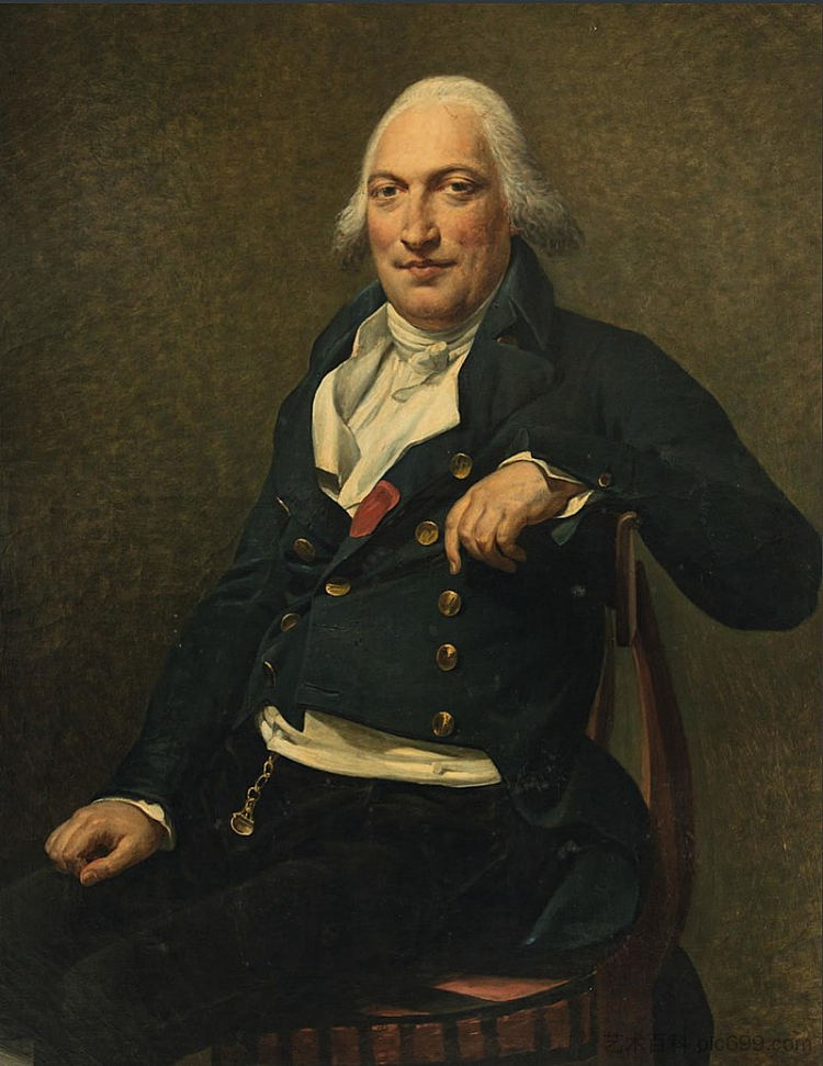 克劳德-伊格纳斯·布鲁吉埃（1745-1814）的肖像，巴兰特男爵 Portrait of Claude-Ignace Brugière (1745-1814), baron de Barante，玛丽·吉耶曼·伯努瓦