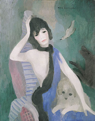 香奈儿小姐肖像 Portrait of Mademoiselle Chanel (1923)，丽·罗兰珊