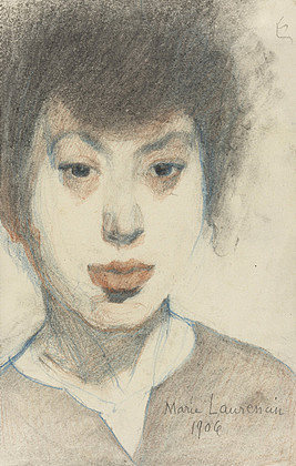 自画像 Self-Portrait (1906)，丽·罗兰珊
