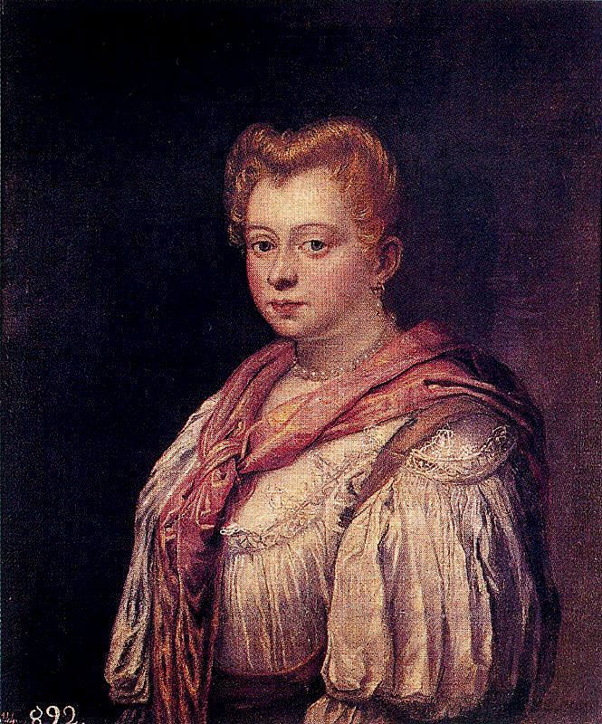 威尼斯女人(归属) Venetian Woman (attributed),玛利塔·鲁布斯提