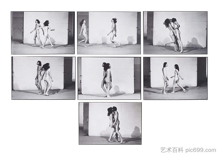 空间关系 Relation in Space (1976; Venice,Italy  )，玛丽娜·阿布拉莫维奇