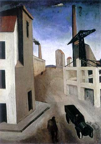 城市景观 Urban Landscape (1922)，马里奥·西罗尼