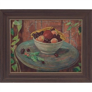 一碗水果 Bowl of Fruit，玛乔丽·阿克·菲利普斯