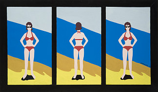 比基尼三联画 Bikini Triptych (1960)，玛乔丽·斯特赖德