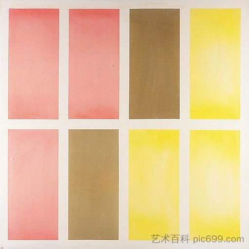 无题（红色、棕色和黄色） Untitled (Red, Brown and Yellow)，马克兰开斯特