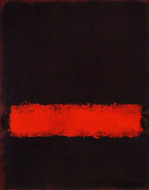 黑色、红色和黑色 Black, Red and Black (1968)，马克·罗斯科