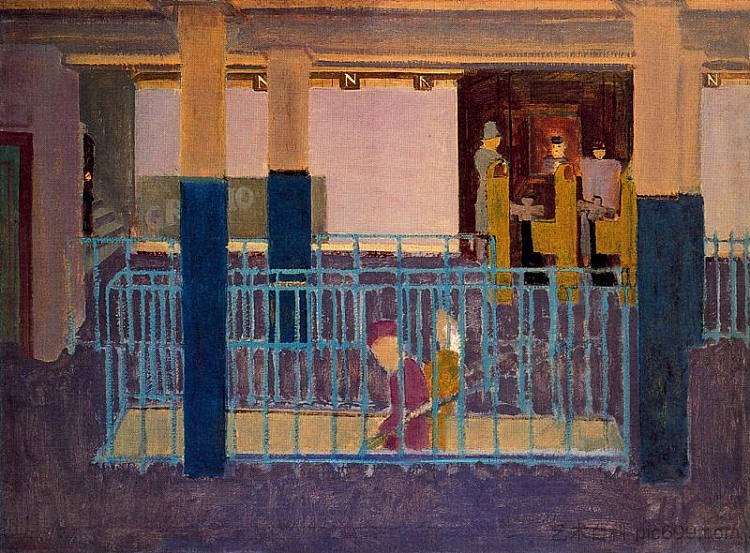地铁入口 Entrance to Subway (1938),马克·罗斯科