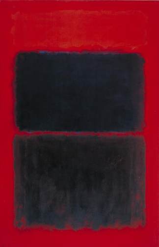 浅红色黑色 Light Red Over Black (1957)，马克·罗斯科