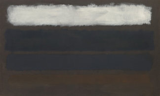 No. 14 （水平，白色在黑暗） No. 14 (Horizontals, White over Darks) (1961)，马克·罗斯科