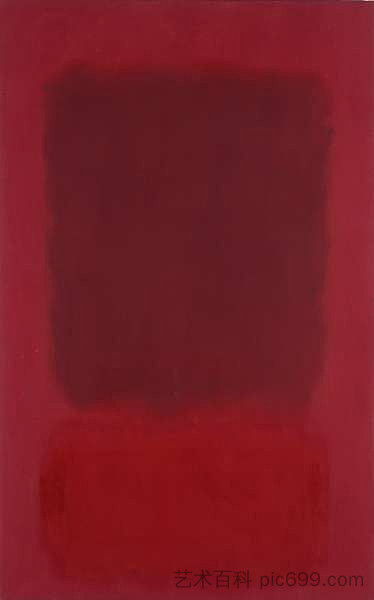 红色和棕色 Red and Brown (1957)，马克·罗斯科