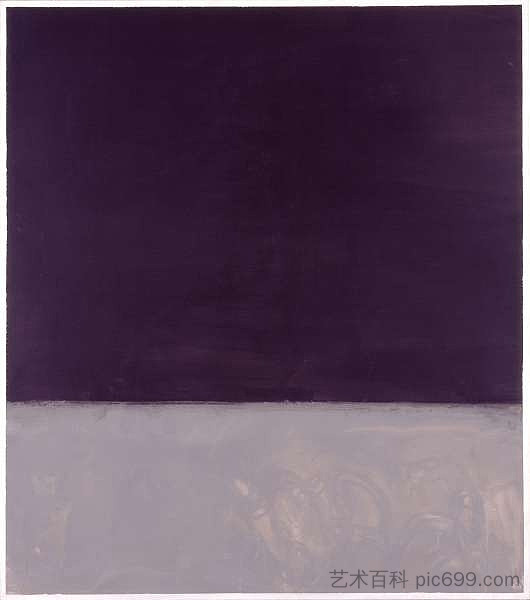 无题（黑色和灰色） Untitled (Black and Gray) (1970)，马克·罗斯科