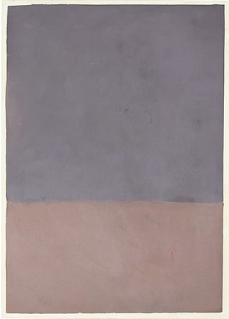 无题（灰色和淡紫色） Untitled (Gray and Mauve) (1969)，马克·罗斯科