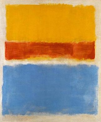 无题（黄色、红色和蓝色） Untitled (Yellow, Red and Blue) (1953)，马克·罗斯科