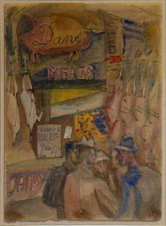 派克街市场 Pike Street Market (1942)，马克·托比