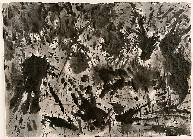 无题苏米 Untitled Sumi (1957)，马克·托比