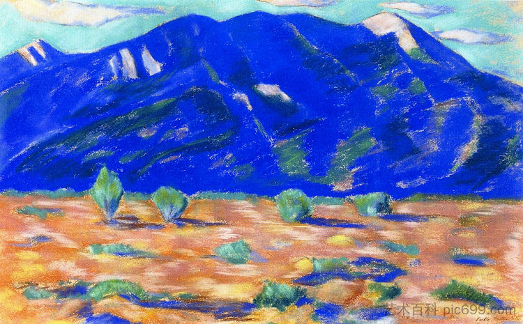 普韦布洛山 Pueblo Mountain (1918)，马斯登·哈尔特里