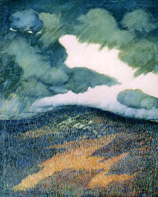 风暴云， 缅因州 Storm Clouds, Maine (1906)，马斯登·哈尔特里
