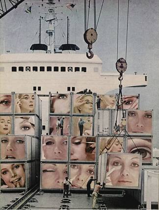 货物崇拜（来自系列身体美丽，或美丽不知痛苦） Cargo Cult (from the series Body Beautiful, Or Beauty Knows No Pain) (c.1972)，玛莎·罗斯勒