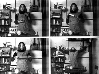 厨房符号学（电影剧照） Semiotics of the Kitchen (film stills) (1975)，玛莎·罗斯勒