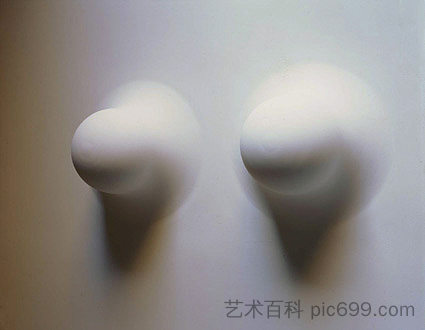 作品编号264（墙上的两个突起） Work No. 264 (Two protrusions from a wall) (2001)，马丁·克里德