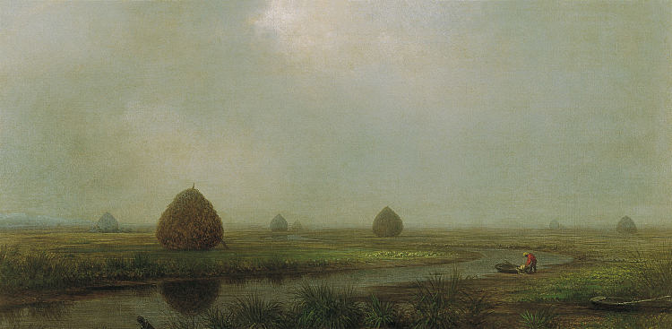 泽西沼泽 Jersey Marshes (1874)，马丁·约翰逊·赫德