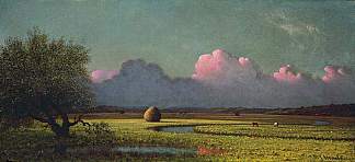 阳光与阴影：纽伯里沼泽 Sunlight and Shadow: The Newbury Marshes (c.1871 – 1875)，马丁·约翰逊·赫德