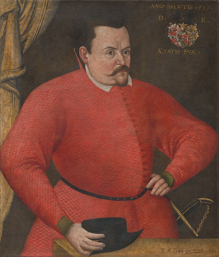 丹尼尔·库宾伊的肖像 Portrait of Daniel Kubínyi (1595)，马丁·科伯