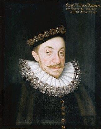 国王西吉斯蒙德三世瓦萨的微型肖像 Miniature portrait of King Sigismund III Vasa (1591; Poland                     )，马丁·科伯