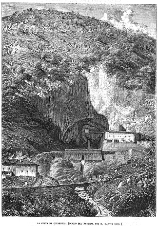 科瓦东加洞穴 The Covadonga Cave (1857)，马丁·里科和奥尔特加