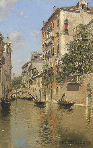 威尼斯的运河 A Canal in Venice，马丁·里科和奥尔特加