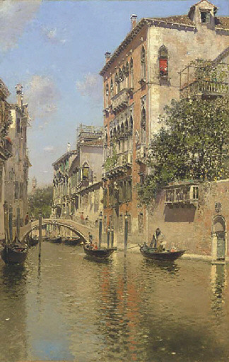 威尼斯的运河 A Canal in Venice，马丁·里科和奥尔特加