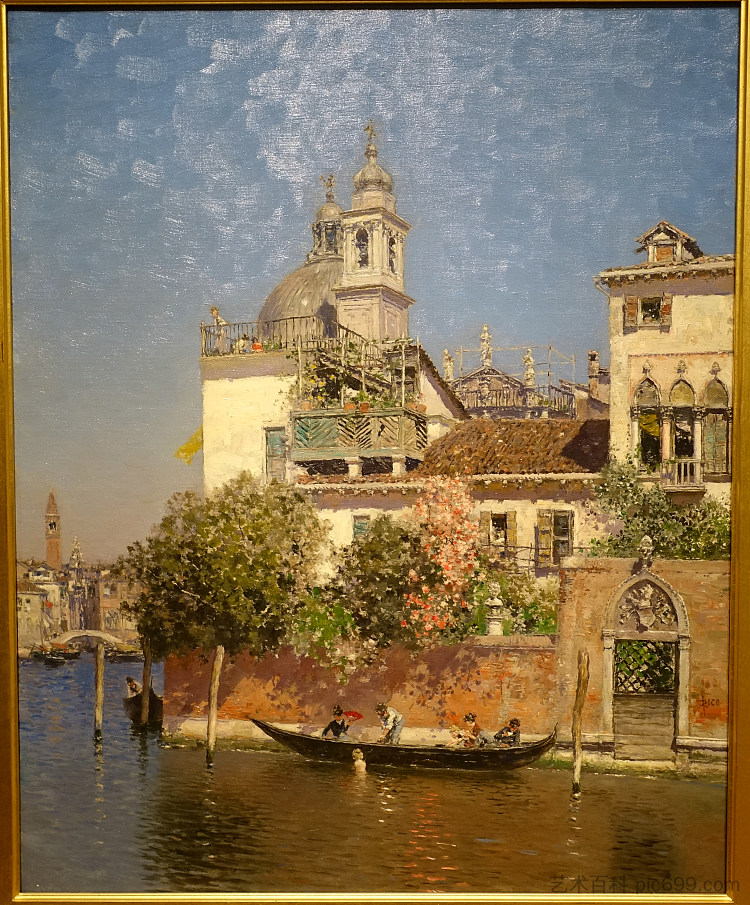 靠近威尼斯大运河 Near the Grand Canal, Venice (1908)，马丁·里科和奥尔特加