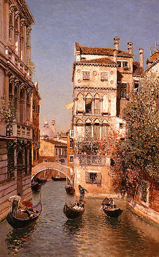 威尼斯运河 The Canal Venice，马丁·里科和奥尔特加