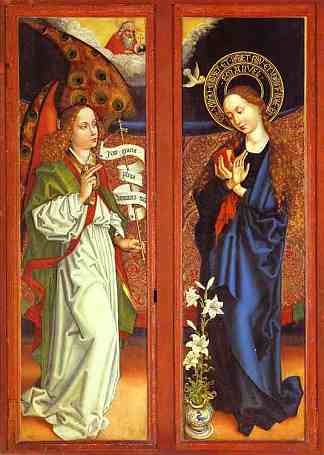 报喜 Annunciation (1472)，马丁·松高尔
