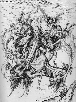 圣安东尼的诱惑 The Temptation of St. Anthony (c.1470 – c.1479)，马丁·松高尔