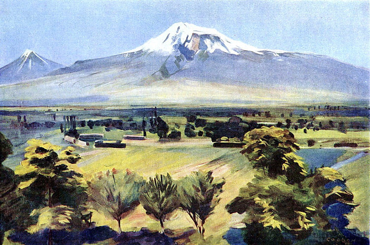 来自德温的亚拉腊 Ararat from Dvin (1952; Armenia  )，马蒂罗斯