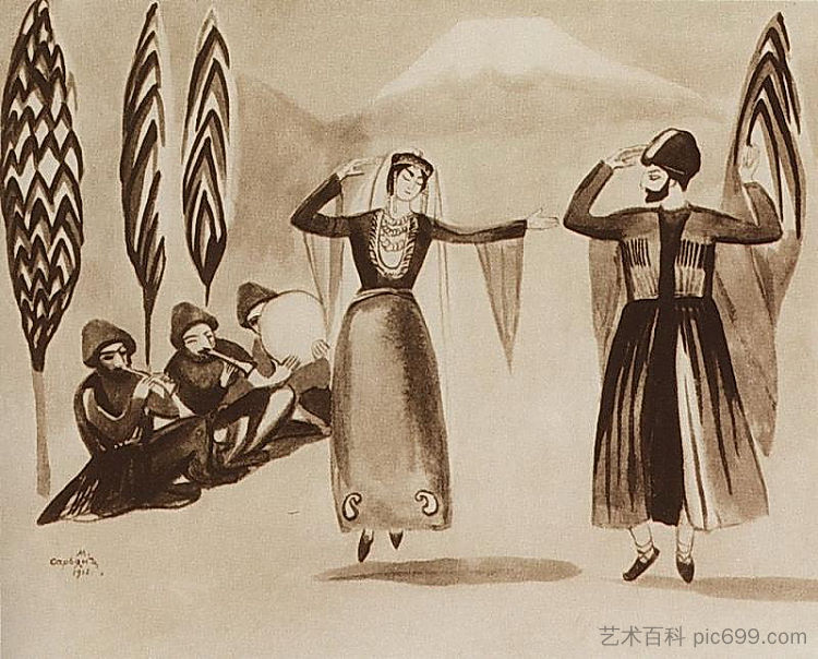 亚美尼亚舞蹈 Armenian dance (1915)，马蒂罗斯