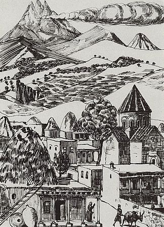 亚美尼亚村庄 Armenian village (1929; Armenia                     )，马蒂罗斯