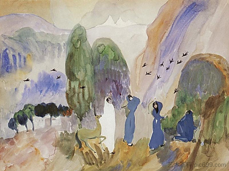在春天 At the spring (1904; Armenia ),马蒂罗斯