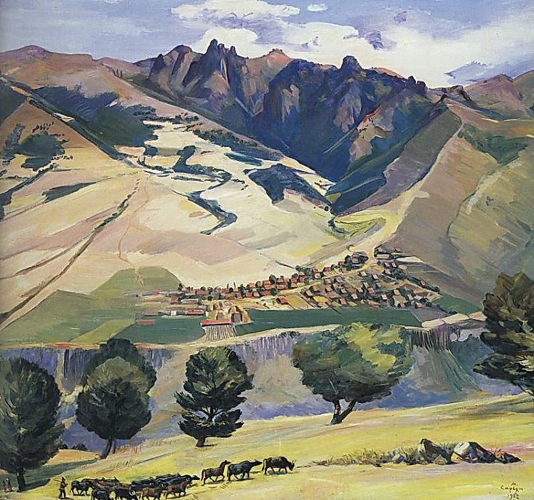 图曼扬山区卡林日村的集体农庄 Collective farm of village Karindzh in the mountains Tumanyan (1952; Armenia  )，马蒂罗斯