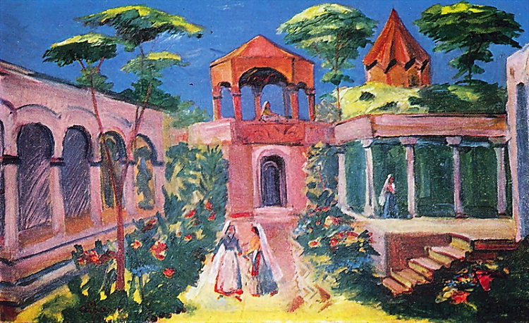 A. Spendiarov 'Almast' 的歌剧设计 Design for opera by A. Spendiarov 'Almast' (1939; Armenia ),马蒂罗斯