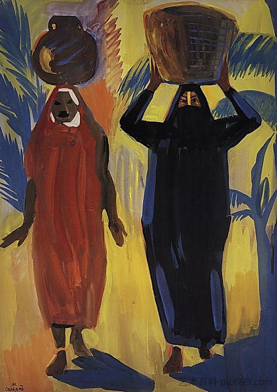 埃及妇女 Egyptian women (1912)，马蒂罗斯