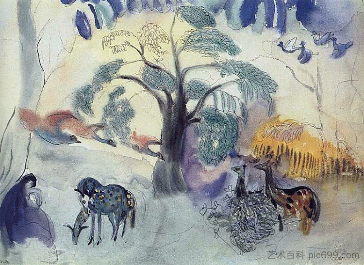 童话。伊甸园。 Fairy tale. Garden of Eden. (1904; Armenia ),马蒂罗斯